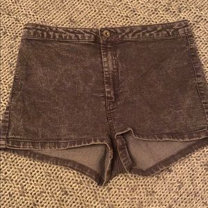 High waisted shorts